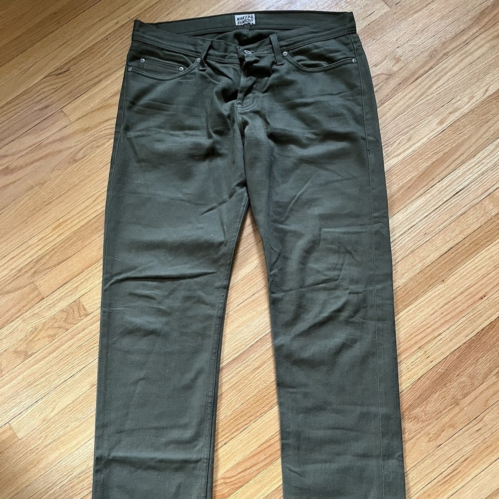 Naked and famous chinos “weird guy”